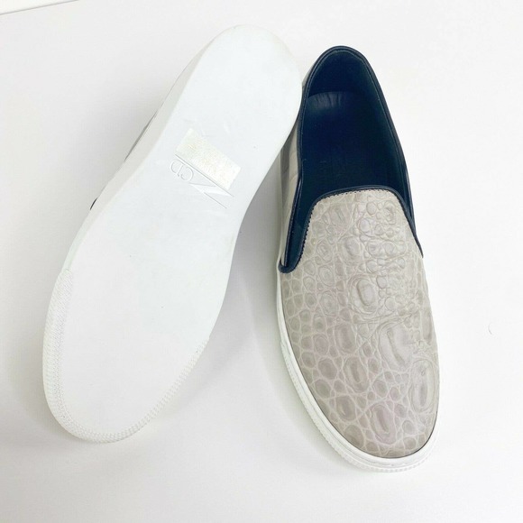 ZCD Montreal Taupe gray Slip on sneakers Croc - Picture 10 of 10